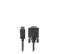 LANBERG DISPLAYPORT Male/DVI-D Male Cable 24+1 1.8M Black