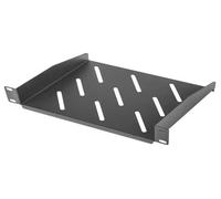 LANBERG Fixed Tray 1U 254X180MM up to 20kg Rack 10" Black