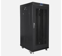 LANBERG Free Standing Rack 19 Inch Cabinet 27U 600 x 800 Mesh Door LCD Flat Pack Juodas