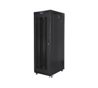 LANBERG Free Standing Shelf 19 Inches, 42U, 800 x 1000 cm, LCD Grid, Flat Pack juodas