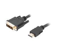Adapter cable HDMI-DVI-D(24+1) 1.8m black CA-HDDV-20CU-0018-BK