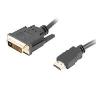 LANBERG KABEL HDMI -> DVI-D(24+1) M/M DUAL LINK 4K 30HZ, CZARNY 3M