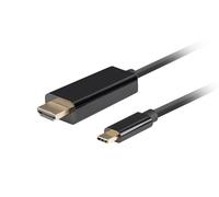 LANBERG MALE/MALE USB-C TO HDMI CABLE 4K 60HZ 3M BLACK