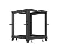 Lanberg Open Rack 19 Inch 12U 600 x 600-1100 Adjustable Black