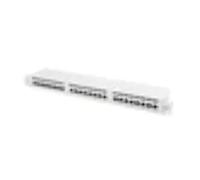 LANBERG PATCH PANEL 24 PORT 1U, CAT. 6, SHIELDED, GREY