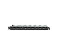 LANBERG PATCH PANEL 48 PORT 1U, CAT. 6, Black