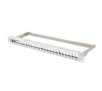 Lanberg Patch Panel Blank 24 Port 1U 19 Inch FTP for Keystone Module Grey