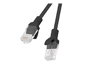 lanberg PCU5 10cc 0050 Black Network Cable Cat. 5E UTP 0.5 m Black