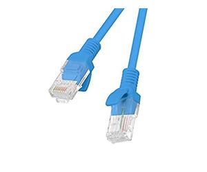 lanberg PCU5 10cc Luxe 0050 Ethernet Patch Cables, Network Cable Category 5e UTP Cable Blue