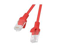 lanberg PCU5 10cc R Network Cable Category 5e UTP Black 1 m Red