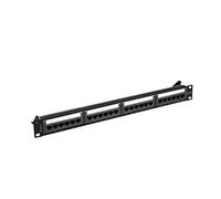 LANBERG PPUA-1024-B Panel Patch 24 PORT 1U CAT.6A UTP Black