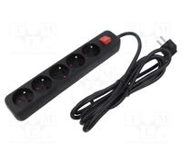 LANBERG PS1-05E-0150-BK Extension lead