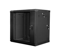 Lanberg - Rack Cabinets Lanberg wall-mounted double section rack 19'' flat pack 12U/600x600mm black