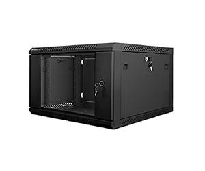 Lanberg - Rack Cabinets - lanberg Wall-Mounted Rack 19 demounted Flat Pack 6U/600 x 600 mm Black