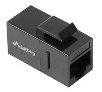 LANBERG RJ45 Feed-Thru Keystone Connector KSU6-3000 - 2*RJ45 Female External - UTP - Cat.6