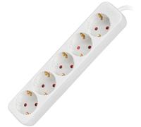 lanberg Schuko Branded Sockets White Screen 5 Sockets 1.5 m