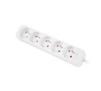 LANBERG 1.5 m White 5 x 230 V Lantern Extension PL. Cable from Full Copper