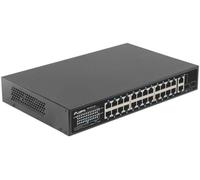 Lanberg Switch 24X 100MB DSP+/2X Combo Rack 19" 250W
