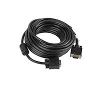 lanberg 'Vgac from 10cc Black Style: VGA (15 Pin) Male to VGA (15-Pin) Connector Cable with Ferrite Core 10 m Black