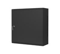 Lanberg WAF1 Wall Cabinet 19 Inches 6U Metal Door Black
