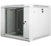 Lanberg wall-mounted rack 19'' demounted flat pack 9U/600x600mm gray