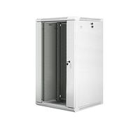 LANBERG WF01-6622-10S Lanberg wall-mounted rack 19 demounted flat pack 22U/600x600mm pilka