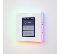 LANBON LCD Smart Light Switch with Switch-to-Switch Wi-Fi Mesh, 1/2/3-Load Modes, Custom LCD, App-Configured Wireless Multi-Way, Smart Living, Alexa & Google, Neutral Required, No Dimmer, L8-HS