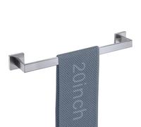 LANC 20-Inche Hand Towel Bars for Bathroom Wall Mounted 40-CM Brushed Nickel Bath Towel Racks Total-22” Towel Rods Stainless Steel Towel Rails for Toilet Towel Holder Towel Hanger, A8804BN-5P1