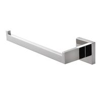 LANC Bathroom Hand Towel Holder Left Side Chrome Silver Hand Towel Bar 10 Inche Square Towel Ring for Kitchen Lavatory Wall Mount Stainless Steel Polished Towel Racks Hanger, A8806CP-LF