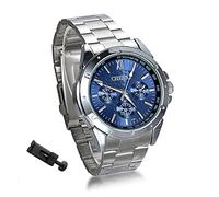 Lancardo Blue Dial Quartz Dial Link Bracelet Hand Wrist Watch with Gift Bag with Gift Bag