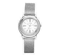 Lancardo Wrist Watches Women's Diamond Women's Watches: Shiny Rhinestone Analogue Quartz Watch with Roman Numerals Adjustable Stainless Steel Bracelet Watches Gifts for Women, Silver / white, Bracelet