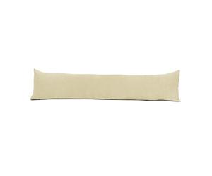 Lancashire Bedding Chenille Draught Excluder Door Cushion Perfect to keep the unwanted drafts out [Oatmeal, 85 X 20cm]