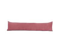 Lancashire Bedding Door Draft Stopper Cushion - Pack of 1 - Chenille Draught Excluder Under Door Gap Filler Insulation Cushion - Premium Hollowfibre - Home Thermal Wind Blocker - Salmon (85x20cm)
