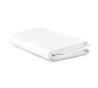 Lancashire Bedding Pure Cotton Crisp White Cooling Flat Sheet Moisture Wicking Temperature Regulating Ideal for Summer Nights to stay cool (Single, 178cm x 254cm)