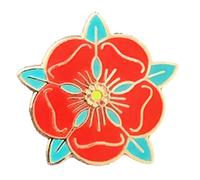 Lancashire County Red Rose Flag Small Pin Badge