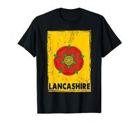 Lancashire Flag Idea For Women & England UK Lancashire Expat T-Shirt