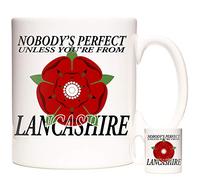 LANCASHIRE GIFT MUG, Nobody's Perfect Unless You're from Lancashire. Patriotic Proud to Be Gift. Microwave and Dishwasher Safe. This Can Be Personalised