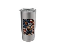 Lancashire Heeler American Vect Stainless Steel Insulated Tumbler