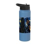 Lancashire Heeler Dog Van Gogh Starry Night Stainless Steel Insulated Water Bottle