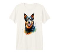 Lancashire Heeler Dog Watercolor Artwork Premium T-Shirt