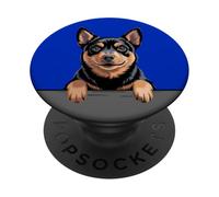 Lancashire Heeler Funny Peeking Pocket Dog Lover PopSockets Adhesive PopGrip