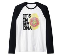 Lancashire Its In My DNA Red Rose of Lancaster Raglan Baseball Tee