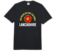 Lancashire Owt for Nowt England UK Red Rose of Lancaster Comfort Colors Adult Heavyweight T-Shirt
