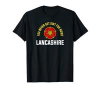 Lancashire Owt For Nowt England UK Red Rose of Lancaster T-Shirt