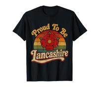 Lancashire Pride Regional Roots Retro Vintage T-Shirt