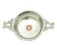 Lancashire Red Rose Pewter Quaich Bowl Scottish Quaich 494