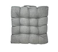 Lancashire Textile Natural Wool Grey Armchair Booster Cushion Seat Rise Support with 13 Cm Thick Lift - Hollowfibre Filled Seat Cushion - Comfort Using on Dining Chairs, Car seats and Arm Chairs