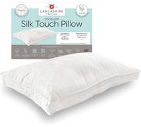 Lancashire Textiles | Supreme Silk Blend 300 Thread Count Jacquard Cotton 4.5cm Gusset Box Luxury Pillow Pair