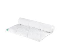 Lancashire Textiles 4.5 Tog Bamboo Duvet - Lightweight Summer Single Quilt, Eco-Friendly, Hypoallergenic, Ultra-Soft 300 Thread Count, Breathable Bamboo-Cotton Blend, White, 135 X 200 Cm