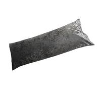 Lancashire Textiles Bolster Pillow Case Luxury Soft Comfort Polyester Casing, Envelope Closing - Black, Super King Size W180cm x 48cm